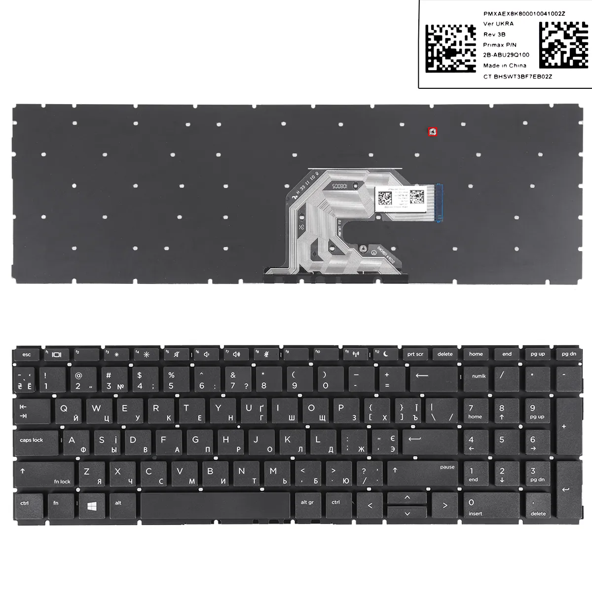 Picture of HP Probook 450 G6 455 G6 450R G6 BLACK(without FRAME)win8